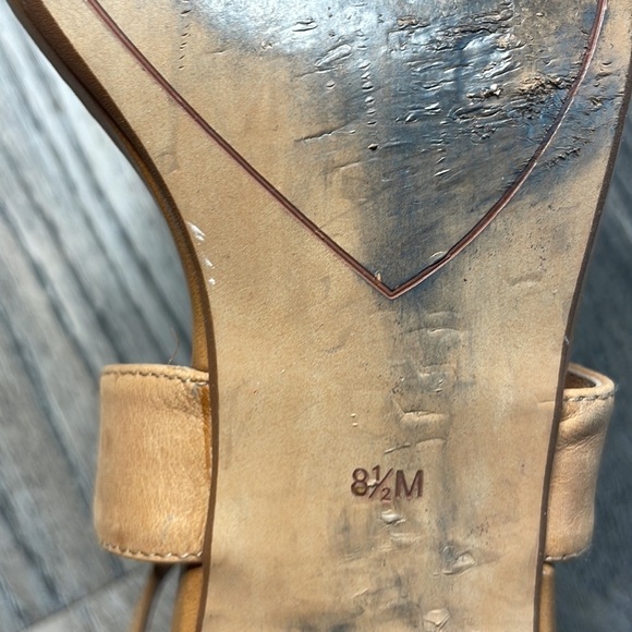 Halogen Leopard Print and Tan heeled open toe strappy sandal, size 8.5 - Picture 10 of 10